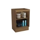 Ver imagem 3 de Gabinete de Cozinha Modulado Balcão Botanic M629 1 Porta C-tampo 60cm Nogueira-oliva-nogueira -