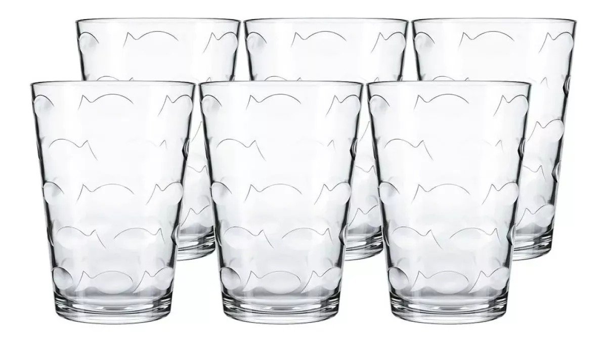 Jogo de Copos 6 Peças Laguna 265ml Nadir - 6