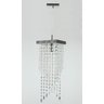 Lustre Pendente Plafon Cristal Crilick Ls7201 Cromado - 3