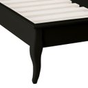 Ver imagem 4 de Cama Solteiro Madeira Pés Luiz Xv 60836 Hannover Linz Móveis - Preto