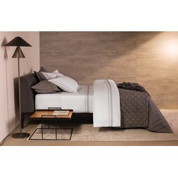 Jogo de Cama Casal Egípcio 300fios Preto Fence BTB - 4