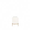 Ver imagem 5 de Rack para TV até 75" 2 Gavetas 2 Portas Jasper 220 cm - Off White Fosco c/ Dourado