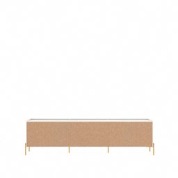 Rack para Tv até 75 Polegadas 2 Portas 2 Gavetas Jasper Off White 185cm - 6