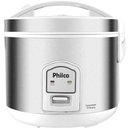 Ver imagem 2 de Panela de Arroz Philco Inox 400W Ellegance Inox Faz 5 Xicaras Branco 220V