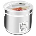 Ver imagem 1 de Panela de Arroz Philco Inox 400W Ellegance Inox Faz 5 Xicaras Branco 220V