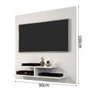 Painel JB 5019 Luxo Branco - 3