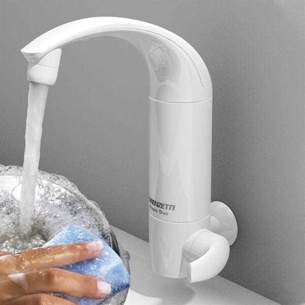 Torneira Com Purificador De Água Lorenzetti Acqua Due Parede Branco - 4