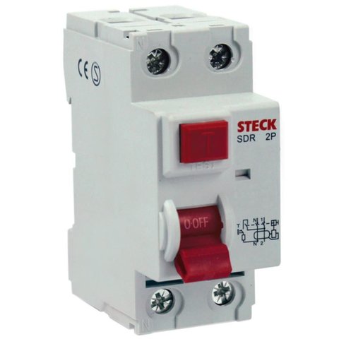 Interruptor Diferencial 2p 40a - Sdr24030 - Steck Interruptor Diferencial 2p 40a 30ma Sdr-24030