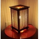 Ver imagem 6 de Abajur Luminária De Mesa Rustica Sala Quarto Decoração