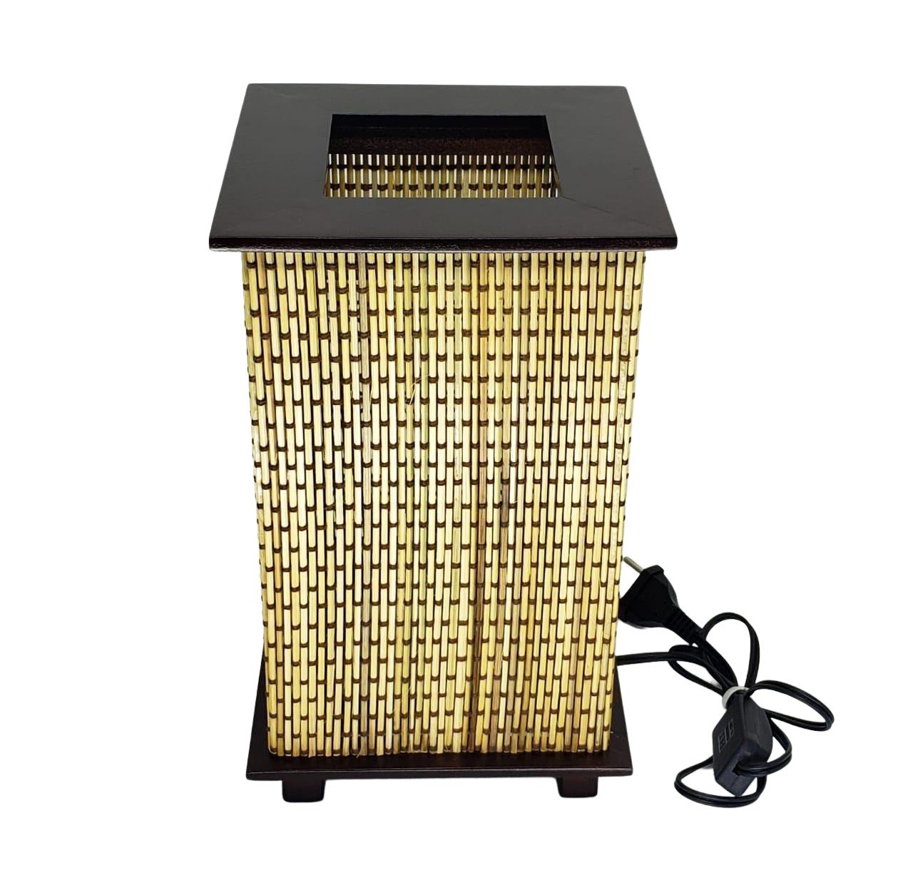 Ver imagem 1 de Abajur Luminária De Mesa Rustica Sala Quarto Decoração