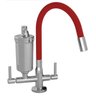 Torneira Cozinha Com Filtro Metal 1/4 Volta Bancada Flex C70 2168 - Vermelho - 1