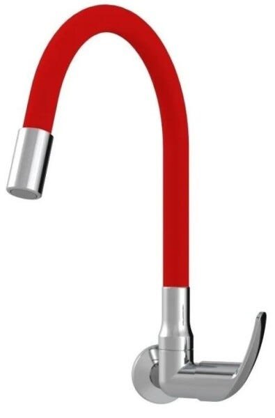 Torneira Parede Cozinha Color Flex Monoc 1167 - Vermelho - 1