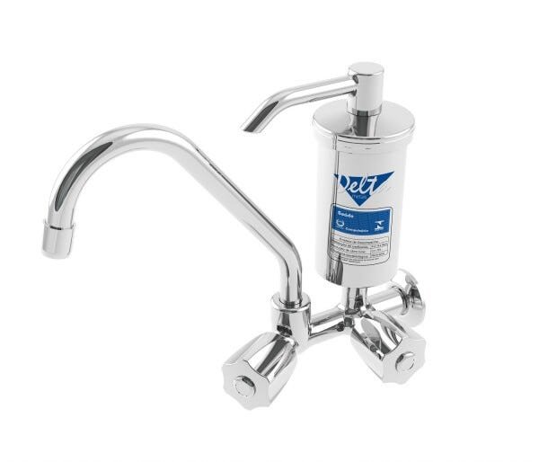 Torneira Metal Com Filtro Metal Cozinha Parede C50 2167 - 1