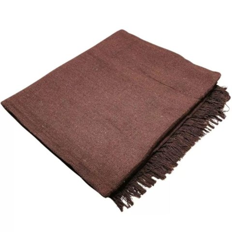 Manta para Sofá 1,70x2,20 Grande para Decorar Sofa Luxo Cama 100% Algodão Várias Cores Marrom
