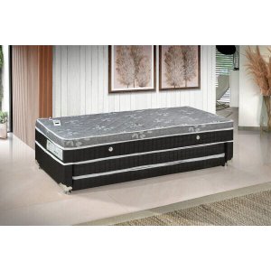 Box Conjugado + Cama Auxiliar Solteiro + Cama Auxiliar Casal + Massageador 3x1