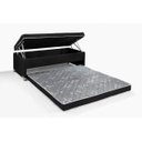 Ver imagem 3 de Box Conjugado Articulado Baú + Cama Auxiliar Solteiro + Cama Auxiliar Casal 4x1 Cor Preta