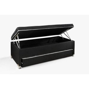 Box Conjugado Articulado com Baú + Cama Auxiliar Solteiro + Cama Auxiliar Casal + Massageador 4x1cor