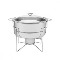 Rechaud Banho Maria Tramontina em Aço Inox 7 L com Fogareiro - 1