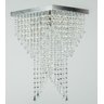 Lustre Pendente Plafon Cristal Crilick Pl7202 Cromado - 4