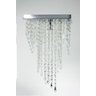 Lustre Pendente Plafon Cristal Crilick Pl7202 Cromado - 3