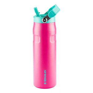 Garrafa Aerolight Flip Straw Heat Wave com Canudo 710ml:passion Pink