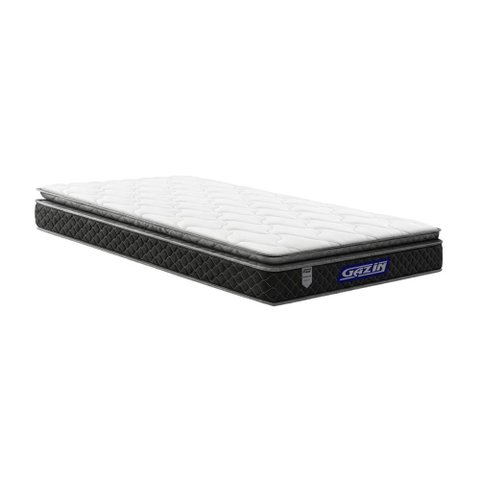 Colchão Gazin de Espuma D28 Pillow Top Ortoblack Solteiro 88 cm