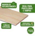 Ver imagem 5 de Painel Prateleira de Madeira Pinus 40 x 60 AA sem Nó