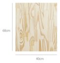 Ver imagem 4 de Painel Prateleira de Madeira Pinus 40 x 60 AA sem Nó