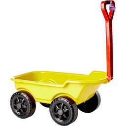 Carrinho de Praia Mão Areia Trolley Amarelo Kepler - 2