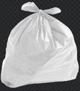 Ver imagem 1 de Saco de Lixo Reforçado Branco 100 Litros com 100 Unidades:Branco