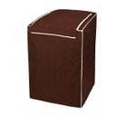 Ver imagem 1 de Capa para Máquina de Lavar com Zíper - Tam. M - MARROM -Todas 5kg a 14kg - Electrolux Brastemp Consu