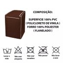 Ver imagem 3 de Capa para Máquina de Lavar com Zíper - Tam. M - MARROM -Todas 5kg a 14kg - Electrolux Brastemp Consu
