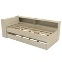 Ver imagem 1 de Cama Solteiro Bicama com Estante Ditália Bb-28-29 Cop