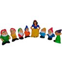 Ver imagem 1 de Kit Branca De Neve E Os 7 Anões em Cerâmica Decorativas Pequena - Casa e Jardim