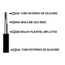 Ver imagem 6 de Tubo Flexível Preto de Silicone com Arejador 51cm