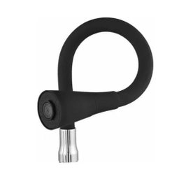 Tubo Flexível Preto de Silicone com Arejador 51cm - 2