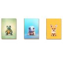 Ver imagem 5 de Kit 10 Placas MDF Infantil Boho Neutro Arco-Íris e Sol A4