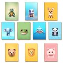 Ver imagem 1 de Kit 10 Placas MDF Infantil Boho Neutro Arco-Íris e Sol A4