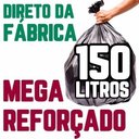 Ver imagem 1 de Saco De Lixo 150 Litros 100 Un Preto Mega Reforçado:Preto