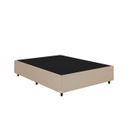 Ver imagem 2 de Cama Base Box Casal Bege Colchão Molas Ensacadas Airtech Springpocket 138x188 - Ortobom