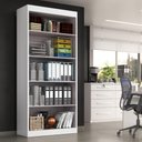 Ver imagem 2 de Armário de Escritório Miriam 2 Portas 1,85m Branco