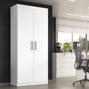 Ver imagem 1 de Armário de Escritório Miriam 2 Portas 1,85m Branco