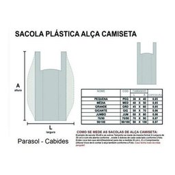 Sacolas Plasticas Reciclada Resistente Reforçadas 40x50 5kg - 3
