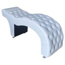 Ver imagem 1 de Maca Estética Estofada M1 80cm Corino Branco - In9 Decor