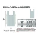 Ver imagem 2 de Sacola Plastica Reciclada Reforçada 10kg 60x80