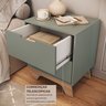 Conjunto de 2 Mesas de Cabeceira 100% Mdf Alice - 10