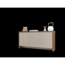 Ver imagem 2 de Buffet Sevilla 3 Portas C/ Gaveteiro Cedro/off White