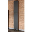 Ver imagem 2 de Armário De Cozinha Compacta Paneleiro Simples 2 Portas Nápoli Prime Castanho/Branco Castanho/ - Cast
