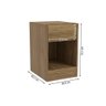 Modulado de Quarto N529 C- 1 Gaveta Adapt Nogueira - 4