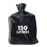 Saco De Lixo 150 Litros Super Reforcado Pct 300unidades:Preto - 1